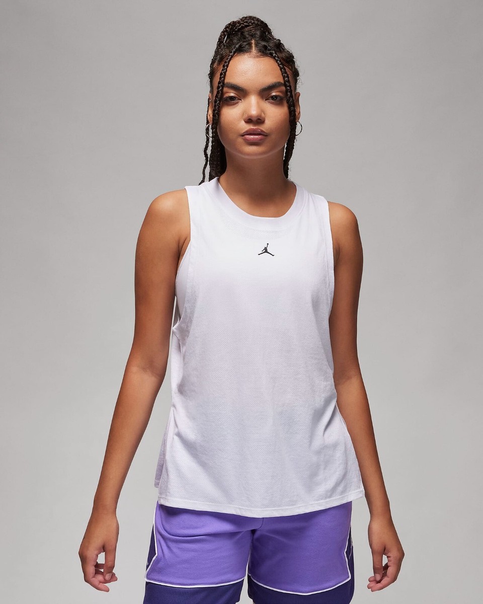 Nike Jordan Sport Women's Diamond Tank Top Size 2XL White