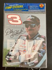 Dale Earnhardt #3 Collectible Stamp Stickers A4 Card Display / Stamp Stickers