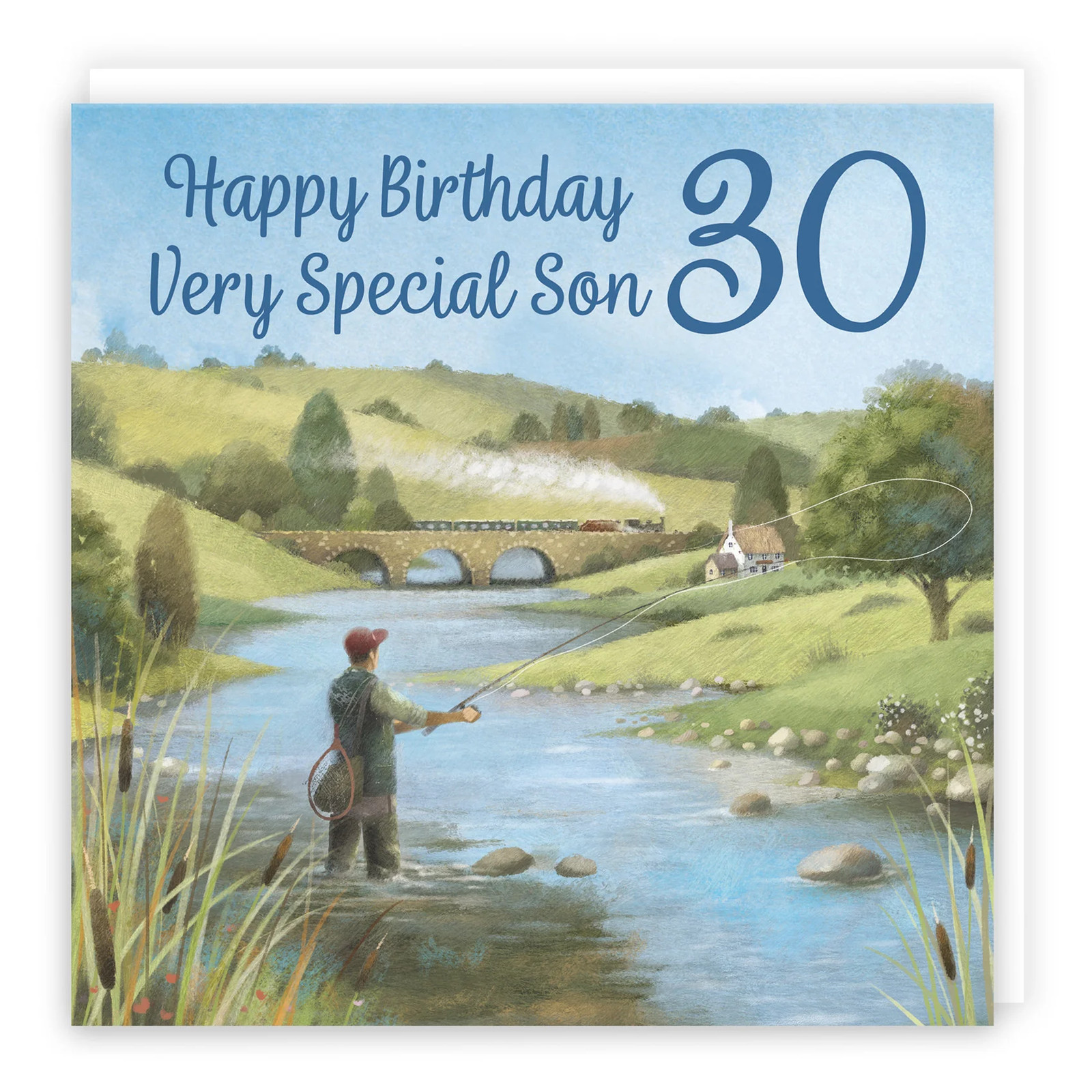 30th Son Fly Fishing Birthday Card Milo's Gallery