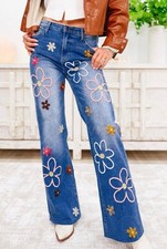 Bar x Oli & Hali Jeans Womens Small Blue Deni...