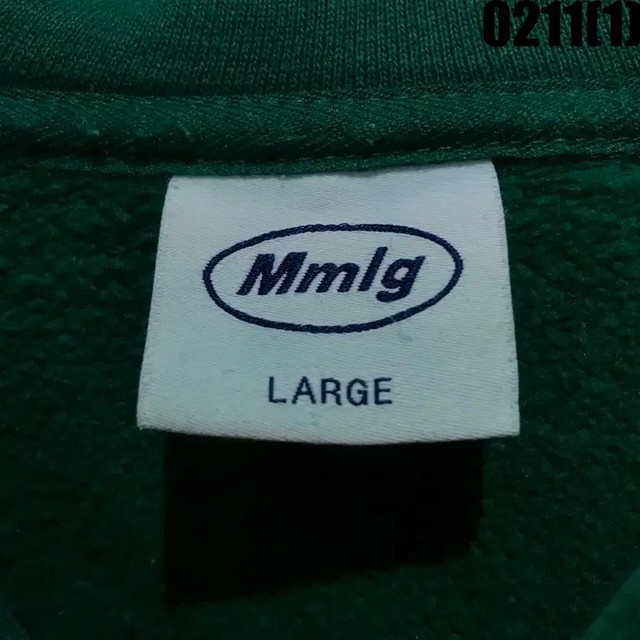 Mmlg Green Vintage Hoodie L