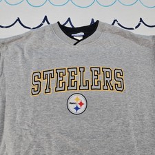 Pittsburgh Steelers Men's Vintage Grey Reebok Sweatshirt Size L