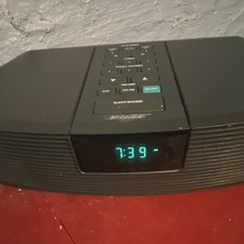 Bose Wave Radio AM/FM Alarm Clock Sleep Timer Snooze Black AWRC-1P
