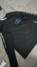 Gallery Dept. Black Long Sleeve Crew Neck Graphic Logo T-Shirt Men's Size M