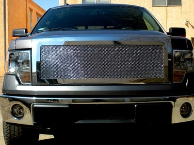 APS Wire Mesh Grille-Polish 09-14 Ford F150 GR06GFF32T