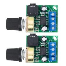 2Pcs Mini Power Amplifier Module 10W, Ideal for Battery-Powered Audio Systems