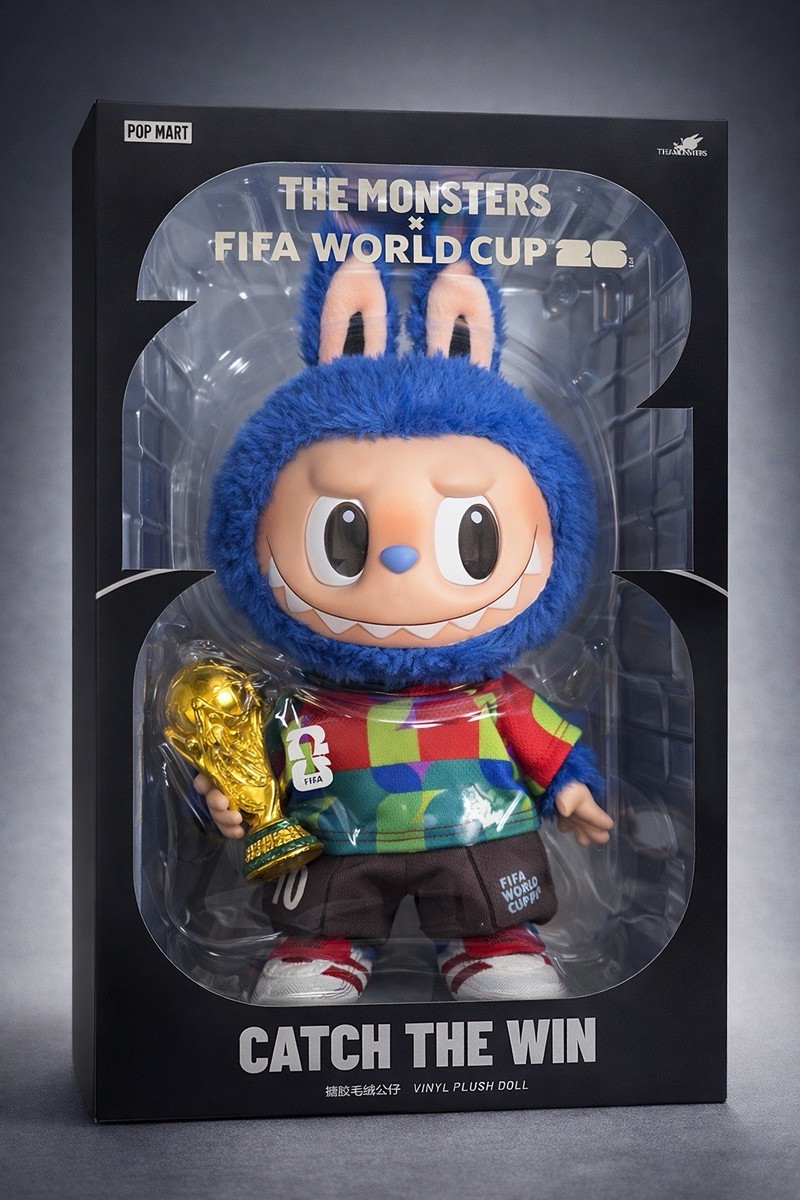 NEW Authentic Pop Mart The Monsters Labubu FIFA World Cup Catch