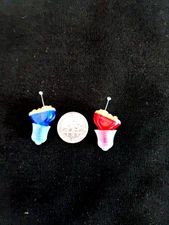 TWO MINI DIGITAL IN EAR CIC HEARING AIDS, NOISE REDUCTION 3 SMART PROGRAMS