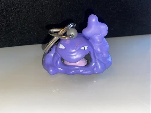 Nintendo Pokemon Muk Keyring Burger King Keychain Bag Charm Toy Figure 1990s