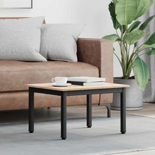 WALPLUS Coffee Table Natural 70x50x36 cm Solid Pine Wood Rectangular