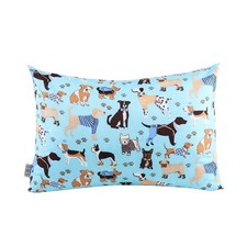 Cloele Kids Toddler Pillowcase,Baby Pillow Cover,Blue 13"x18", Blue Dog-1pack
