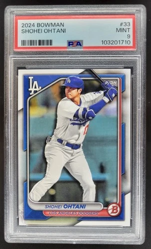 2024 Bowman Shohei Ohtani #33 PSA 9 Los Angeles Dodgers WF2