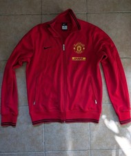  NIKE Sz-M  FC MANCHESTER UNITED Men's 2011/2012 TRACK JACKET SOCCER FOOTBALL 