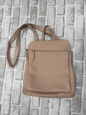 Borse in Pelle Venice Leather Convertible Bag/Backpack in Pink