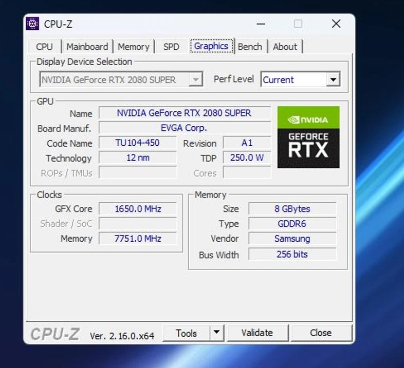EVGA GeForce RTX 2080 Super XC Hybrid Gaming PCIE 3.0 8GB DDR6 - Image 4 of 4