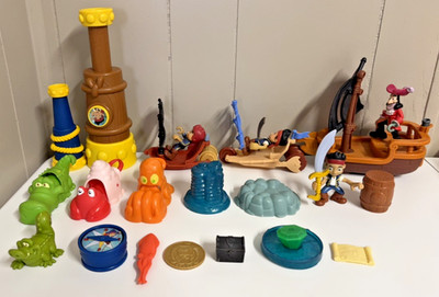  Jake And The Neverland Pirates Lot of 24 Sets Ship Figures Disney Gift 