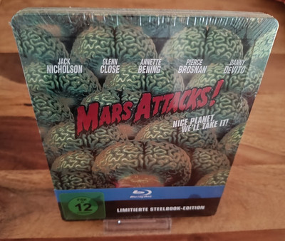   	Mars Attacks! Bluray Steelbook *NEU / OOP / RAR*  