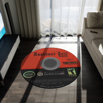 Resident Evil Retro Collector Rug | Horror Game Fan Decor | Zombie game decor