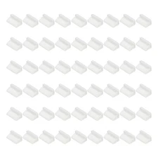 0.5 Inch USB Type A Dust Plug, 60 Pcs Anti Dust Plug Cover Female End, White