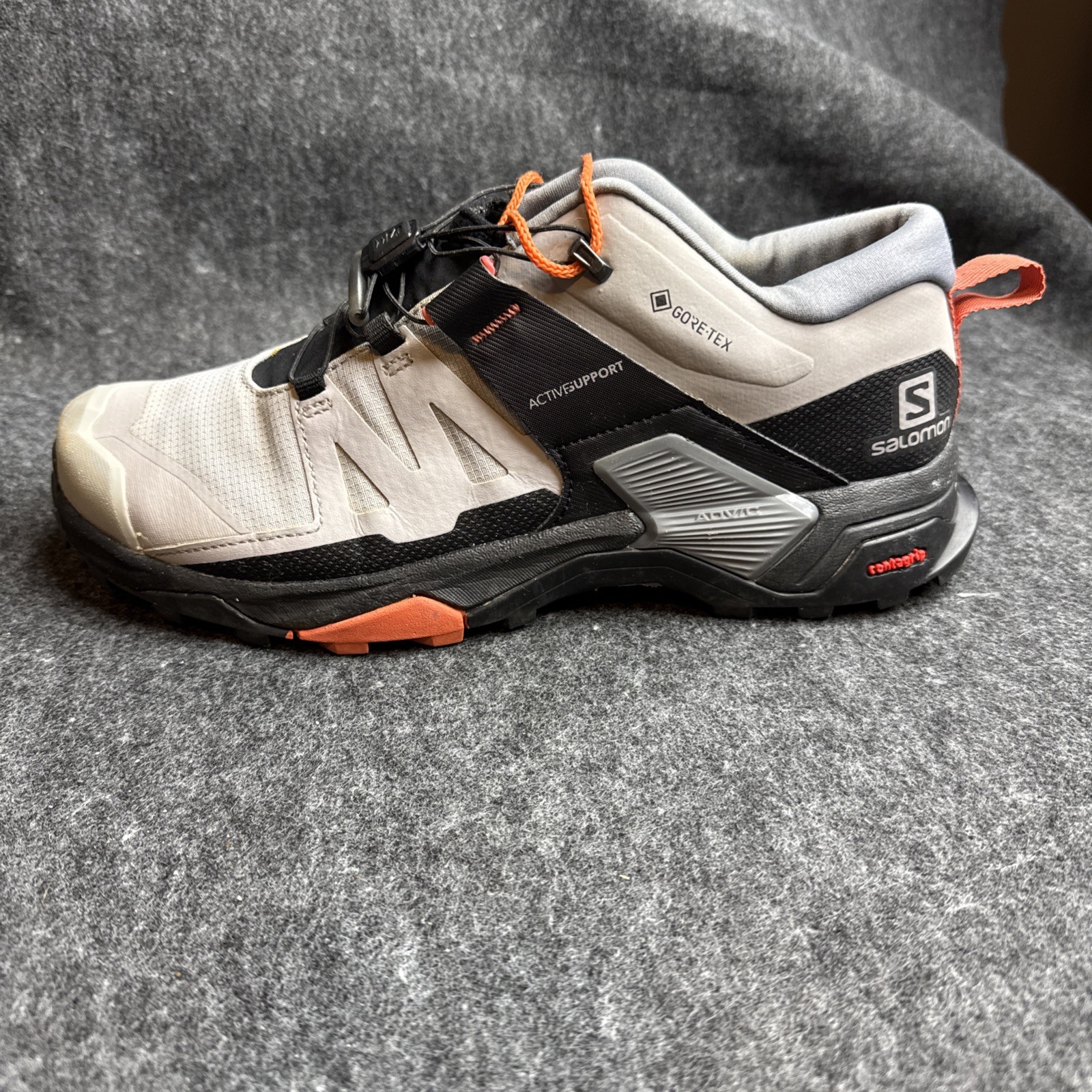Scarpe da trekking Salomon donna 9 5 X Ultra 4 GTX Gore Tex grigio nero arancione