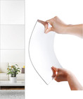 Wall Mirror Full Length, 4Pcs Full Body Mirror for Bedroom, Safety Unbreakable M