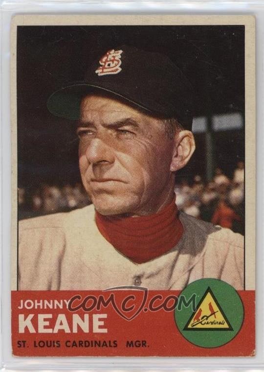 1963 Topps - Johnny Keane #166 - FREE SHIPPING