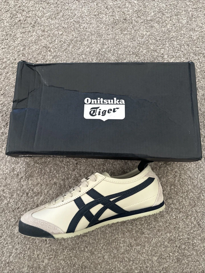 Onitsuka Tiger-cream/navy Euro 38/US 5.5 - Image 3 of 3