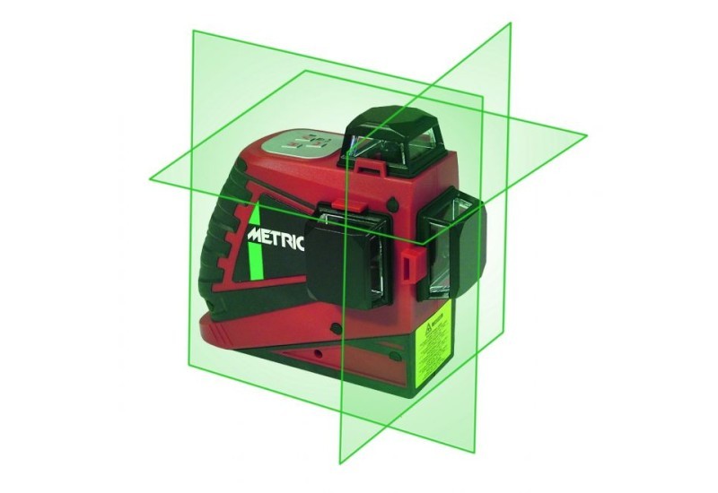 Laser Auto-nivelant JUNIOR Vert 3D pour Alignement de Cloison et Plafond