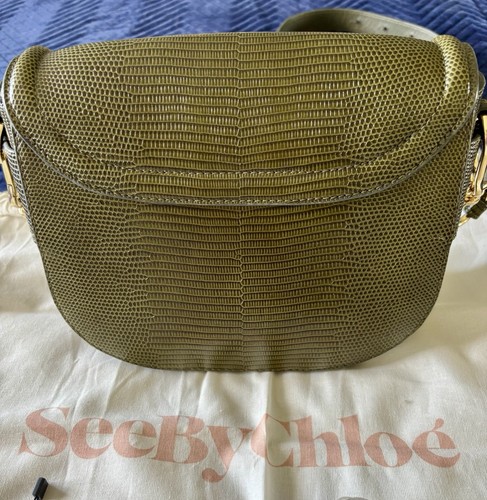 See By Chloe Mara Cross Body Bag Night Forest Snake Effect - Picture 5 of 17