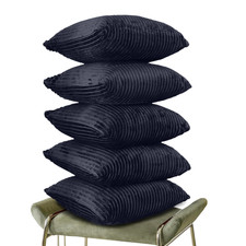 Velvet Cushion Covers 18"x18" Pack of 2/4/6 Filled Cushion Decorative Sofa Throw