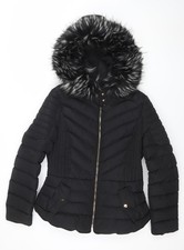 Womens UK Size L Wulux Paris Black Puffer Jacket
