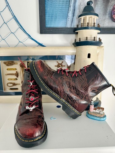 Dr. Martens 1460 Phoenix Arcadia Limited Edition Cherry Red US 10 EU 43 UK 9 - Photo 16/17