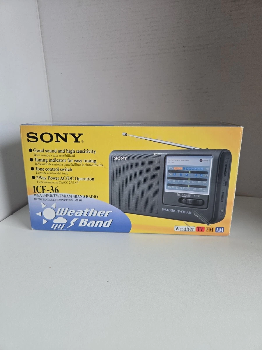Preços baixos em Faixa de TV Sony Rádios AM/FM portátil com