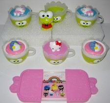 13 piece Set Sanrio Hello Kitty Tea Set McDonald's Toys Cups Tray Kerioppi Frog