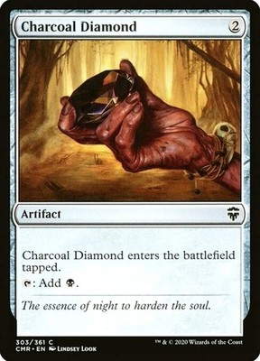 X 1 Charcoal Diamond NM-M Commander CMR 303 MTG Magic The Gathering