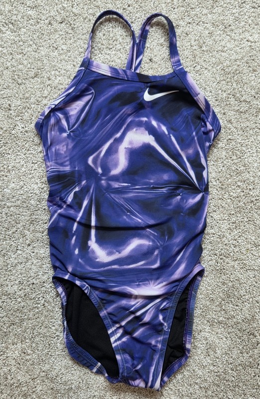Nike Girl’s Purple One Piece Swimsuit Size 24 Small