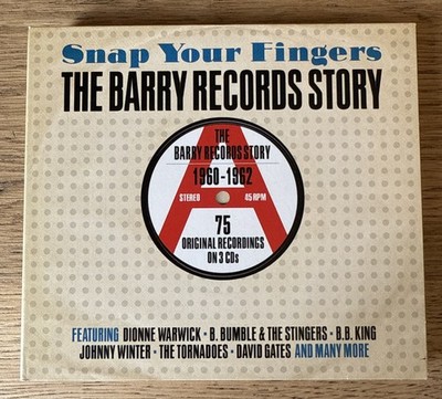 Snap Your Fingers - The Barry Records Story 1960-1962 3-CD Digipak VA