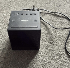 Sony Model Portable Radio, Black, UK Mains Plug Type G Regional Fitment