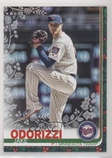 2019 Topps Holiday WalMart Mega Box Metallic Snowflake Jake Odorizzi #HW184 09o4