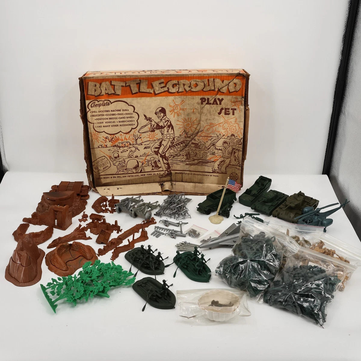 Marx Army Toys In Vintage & Antique Play Sets | eBay