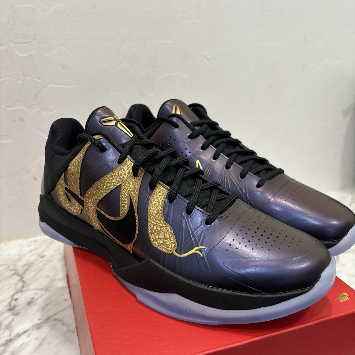 Size 8.5 - Nike Zoom Kobe 5 Protro Year of the Mamba - Eggplant