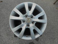 MAZDA 3 16" WHEEL RIM 2007-2009 ALLOY USED OEM SILVER BK9965616560 OW64894
