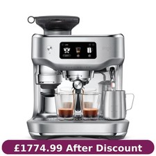 Image of Sage The Oracle Dual Boiler SES995BSS Bean-To-Cup Coffee Machine Brushed Steel.