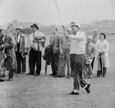 South African golfer Bobby Locke competing 1961 Open Championship- 1961 Photo