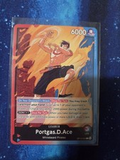 Portgas D. Ace OP13-002 L Carrying on His Will ENGLISH One Piece Card
