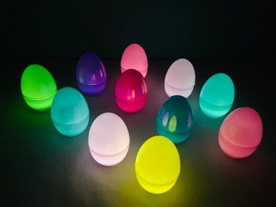 Lot Of Light Up Fillable Standing Easter Eggs Decoration