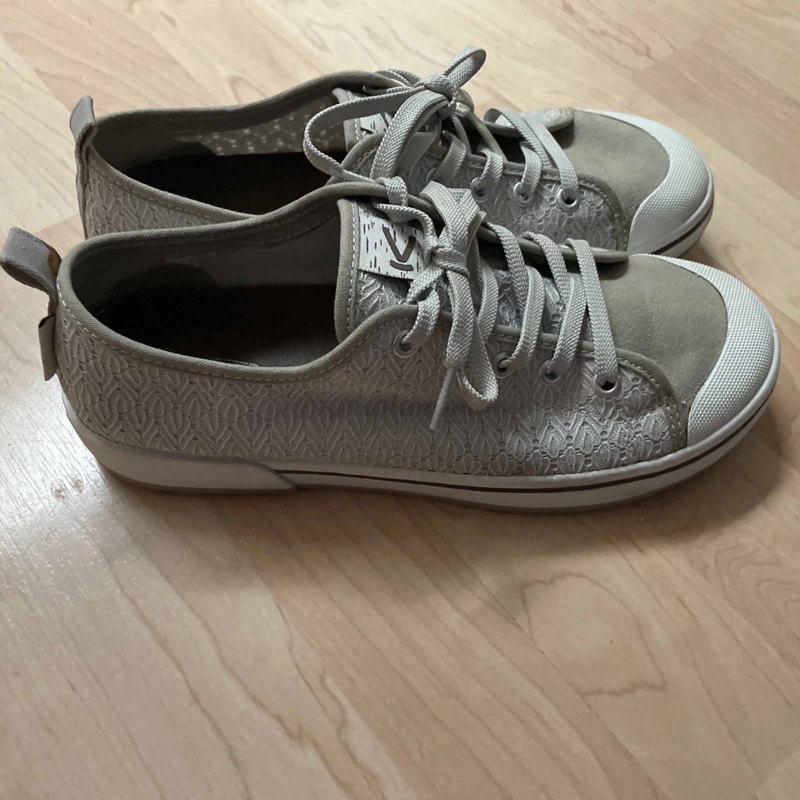 Sneakers Keen donna Elsa II all'uncinetto US 9 provinciali Taupr beige stringate