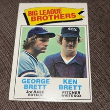 1977 Topps Big League Brothers George And Ken Brett 