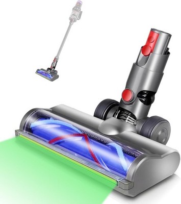 Rotierende Bürste mit Lichtleiste Für Dyson V7 V8 V10 V11 V15 SV10 SV11 SV16