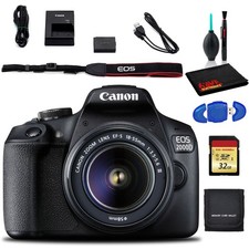 Canon EOS 2000D DSLR Camera with EF-S 18-55 mm f/3.5-5.6 III Lens